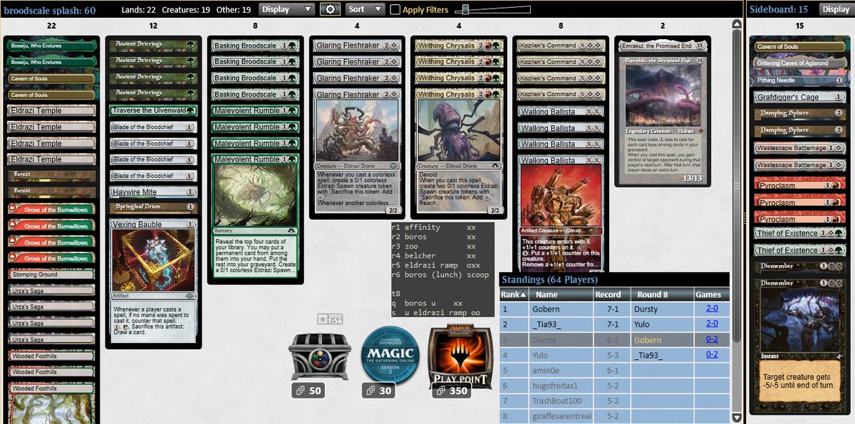 Dursty____'s tweet photo. Broodscale 🔥 Modern Challenge Top 8!
@fireshoes 🔥 https://t.co/195vlHx3Wz
