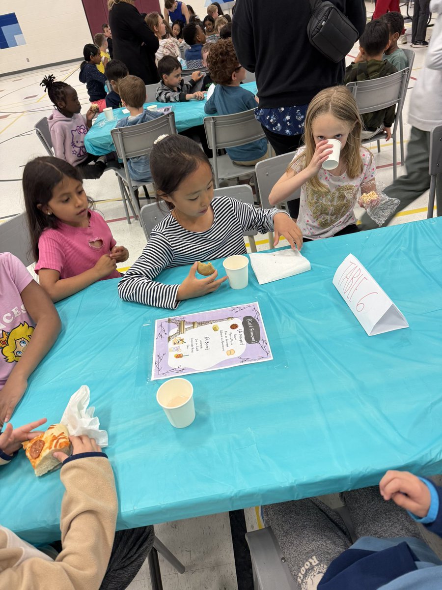 Yum yum! OUI loved the French cafe! 😋🇫🇷 <a href="/StLukeNepean/">St. Luke School (Nepean)</a>
