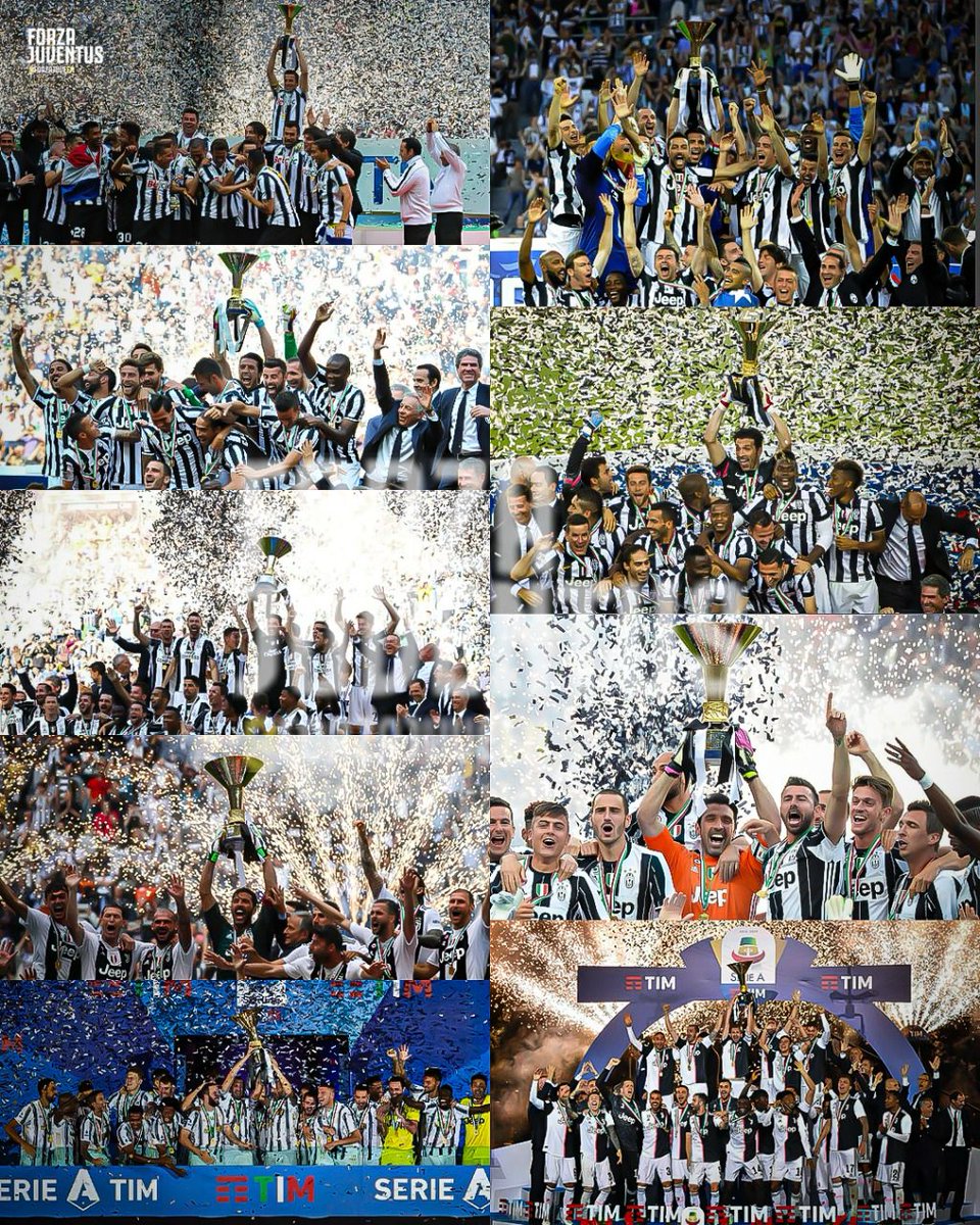 And.... Just like that, Juventus remain the last team to defend the Serie A title. 🇮🇹🏆

They did it 9 times in a row.

No team except Juventus will EVER dominate Italy like this ever again.