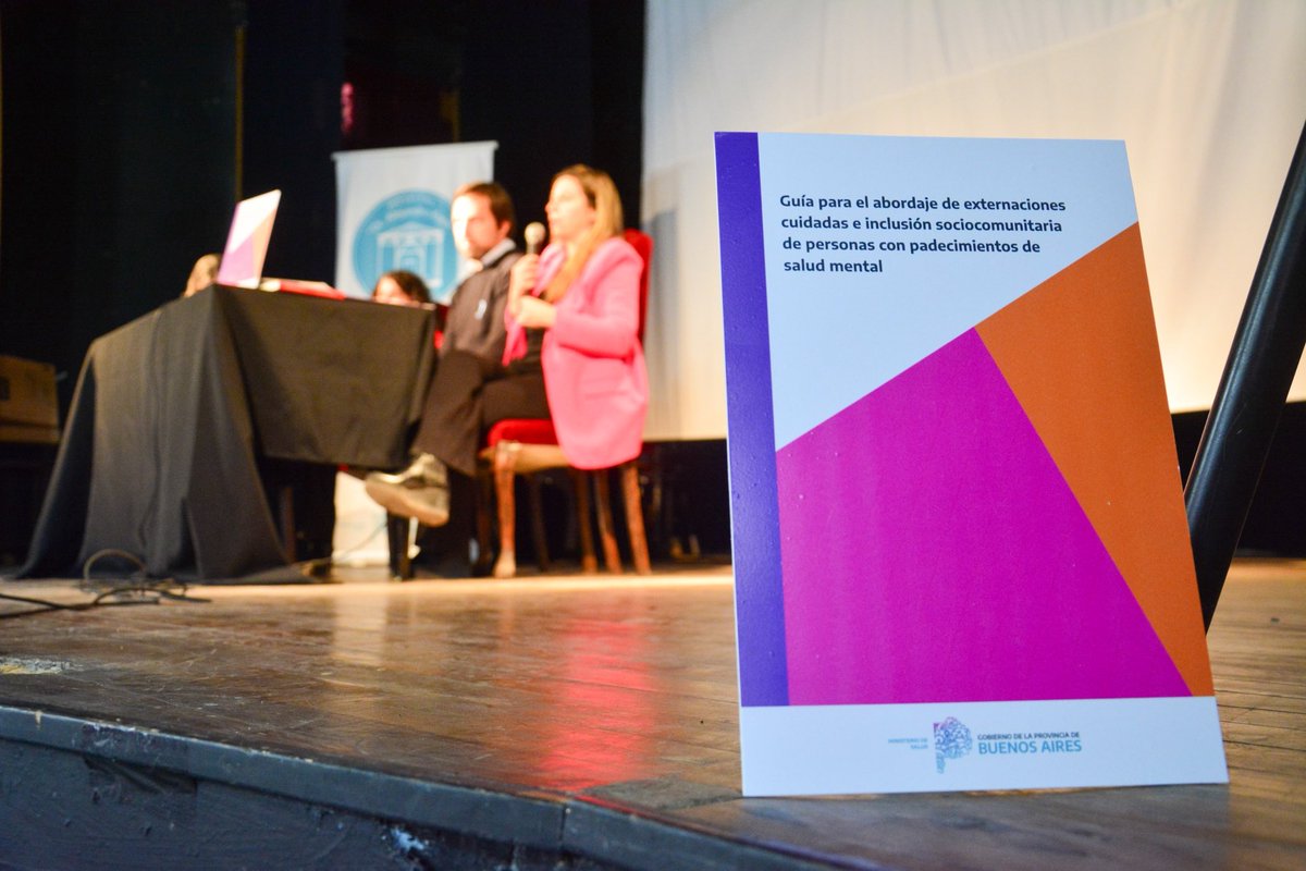 Paso a paso, en la @baprovincia seguimos avanzando en materia de salud mental

➡️ Hoy presentamos la "Guía para el abordaje de externaciones cuidadas e inclusión socio comunitaria de personas con padecimientos de salud mental"