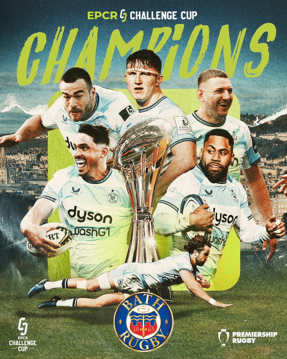 🏆 <a href="/BathRugby/">Bath Rugby</a> are EPCR Challenge Cup Champions! 

#ChallengeCupRugby