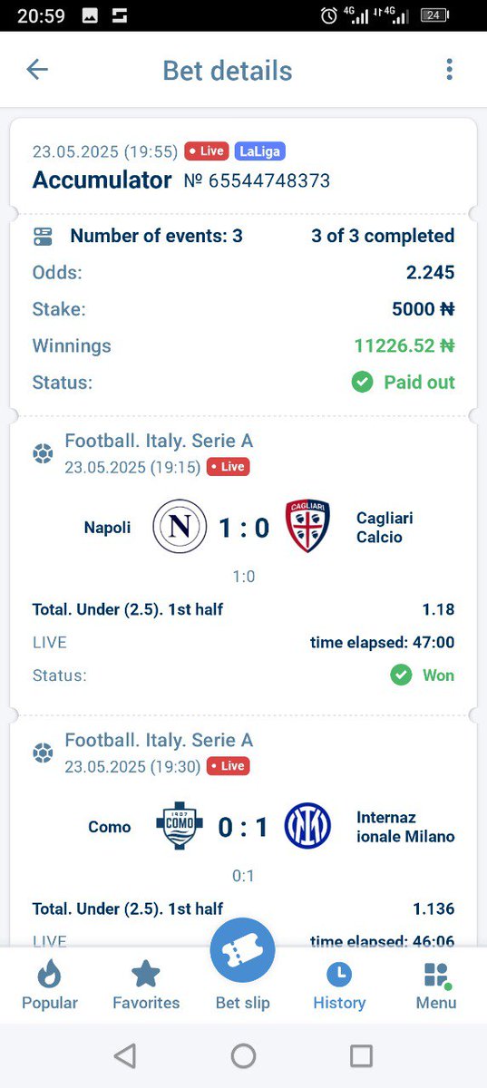 What you'll be seeing here is just winning tickets. Click link in bio to always know when we post so you can play too