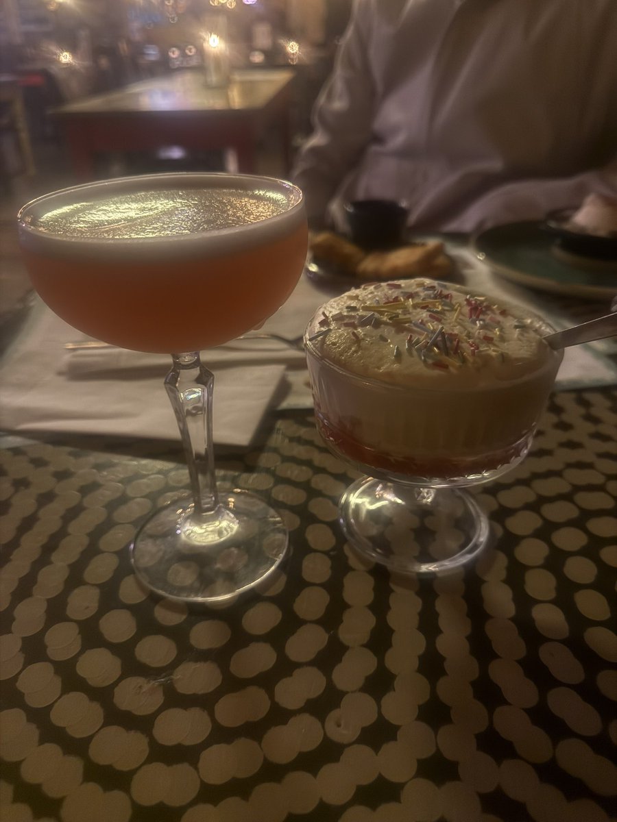 What better way to celebrate a second sell out Brighton Fringe show….
Cocktail and trifle….