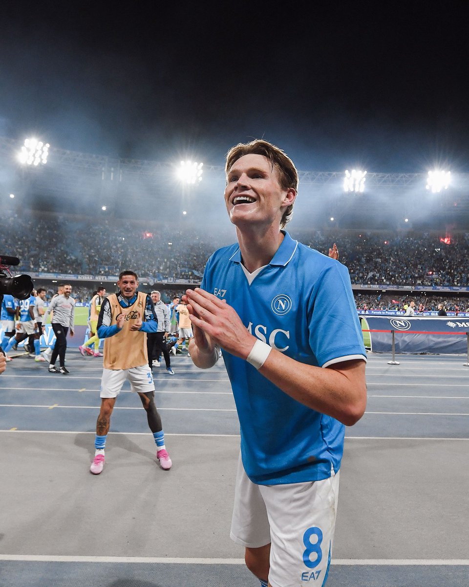 Fair fucking play lad. 

Sent out from our shitshow at United and gone and won a league title in a new country. 

Proud of you Scott McTominay ❤️🩵