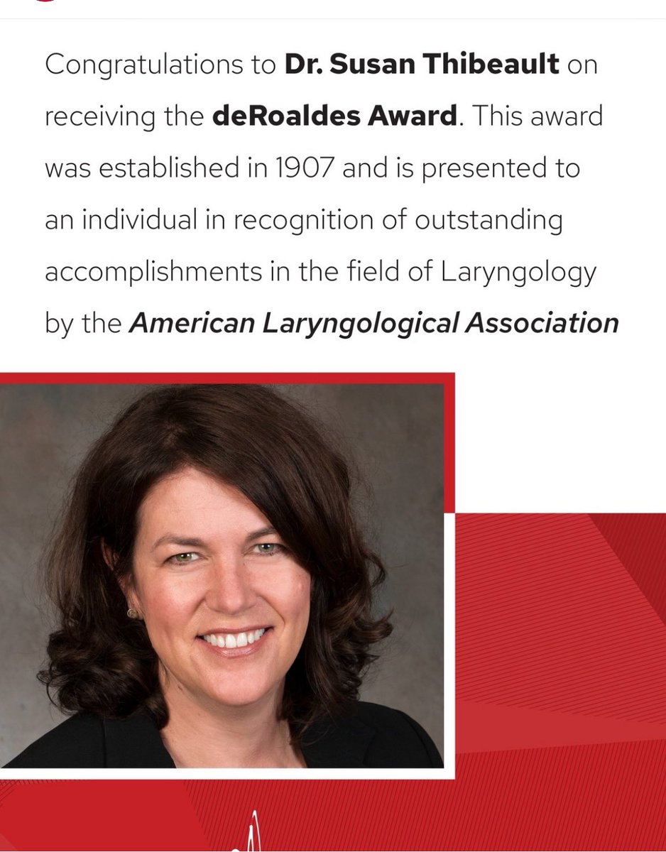 Thibeaultlab (@thibeaultlab) on Twitter photo Congrats to Dr. Thibeault for receiving the deRoaldes Award by the ALA <a href="/__COSM/">COSM</a> <a href="/WiscSurgery/">UW-Madison Department of Surgery</a>. Picture credit <a href="/WiscOtoHNS/">Wisconsin Otolaryngology-Head & Neck Surgery</a> ! Congrats to Dr. Thibeault for receiving the deRoaldes Award by the ALA <a href="/__COSM/">COSM</a> <a href="/WiscSurgery/">UW-Madison Department of Surgery</a>. Picture credit <a href="/WiscOtoHNS/">Wisconsin Otolaryngology-Head & Neck Surgery</a> !