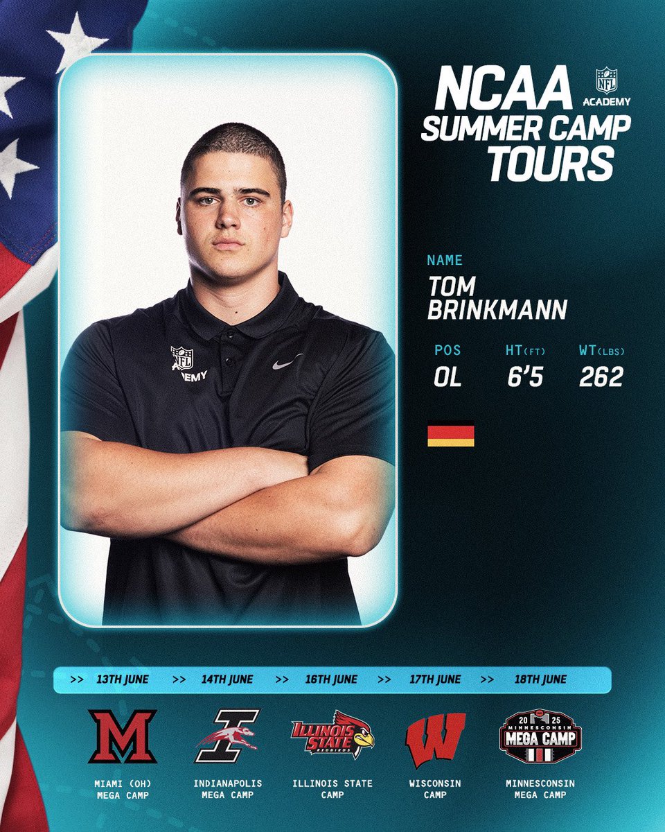 Tom Brinkmann (@tom_brinkmann_) on Twitter photo Blessed to announce that I will be competing at the following camps‼️
<a href="/Coach_Gavin_OL/">Gavin Collins</a> <a href="/KrisDurham16/">Kris Durham</a> <a href="/chasebaker91/">Chase Baker</a> <a href="/coachstevehagen/">Coach Hagen</a> Blessed to announce that I will be competing at the following camps‼️
<a href="/Coach_Gavin_OL/">Gavin Collins</a> <a href="/KrisDurham16/">Kris Durham</a> <a href="/chasebaker91/">Chase Baker</a> <a href="/coachstevehagen/">Coach Hagen</a>