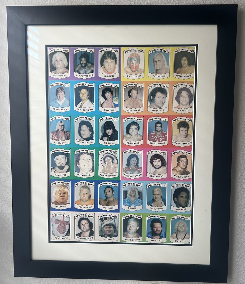 It’s so wild to see an uncut sheet of the 1982 Wrestling All Stars Series A and how the Hulk Hogan Rookie Card was produced. I have said it over and over again that it’s the Wrestling Card and it has by far the largest market cap of any graded card from the sport.