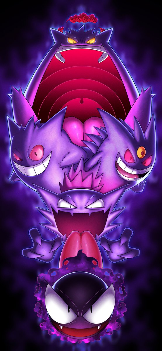 Gengar evolution line. My favorite. 

#Pokemon