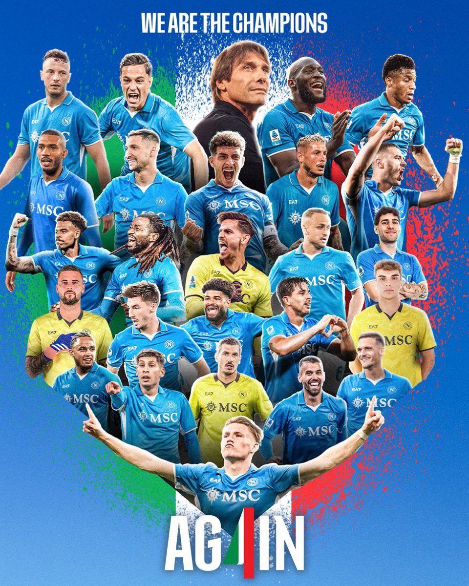 Maurizio Massari (@maumassari) on Twitter photo Napoli, you did it…𝑨𝑮𝟒𝑰𝑵!
💙💙💙💙 Grandissimi. Uniti per sempre! #ProudToBeNapoli #ForzaNapoliSempre
Photo: <a href="/sscnapoli/">Official SSC Napoli</a> Napoli, you did it…𝑨𝑮𝟒𝑰𝑵!
💙💙💙💙 Grandissimi. Uniti per sempre! #ProudToBeNapoli #ForzaNapoliSempre
Photo: <a href="/sscnapoli/">Official SSC Napoli</a>