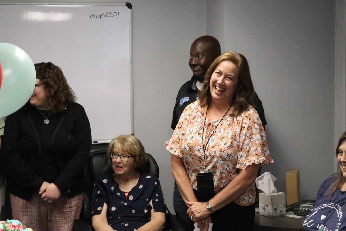 Congrats to Terri Thornton, who retired after 38 years in the edu field! Terri taught family &amp; consumer science at Mt. Pleasant High School for 19 yrs, then transitioned to the Central Office where she served as a CTE Workforce Development &amp; Career Coach for the last five years.