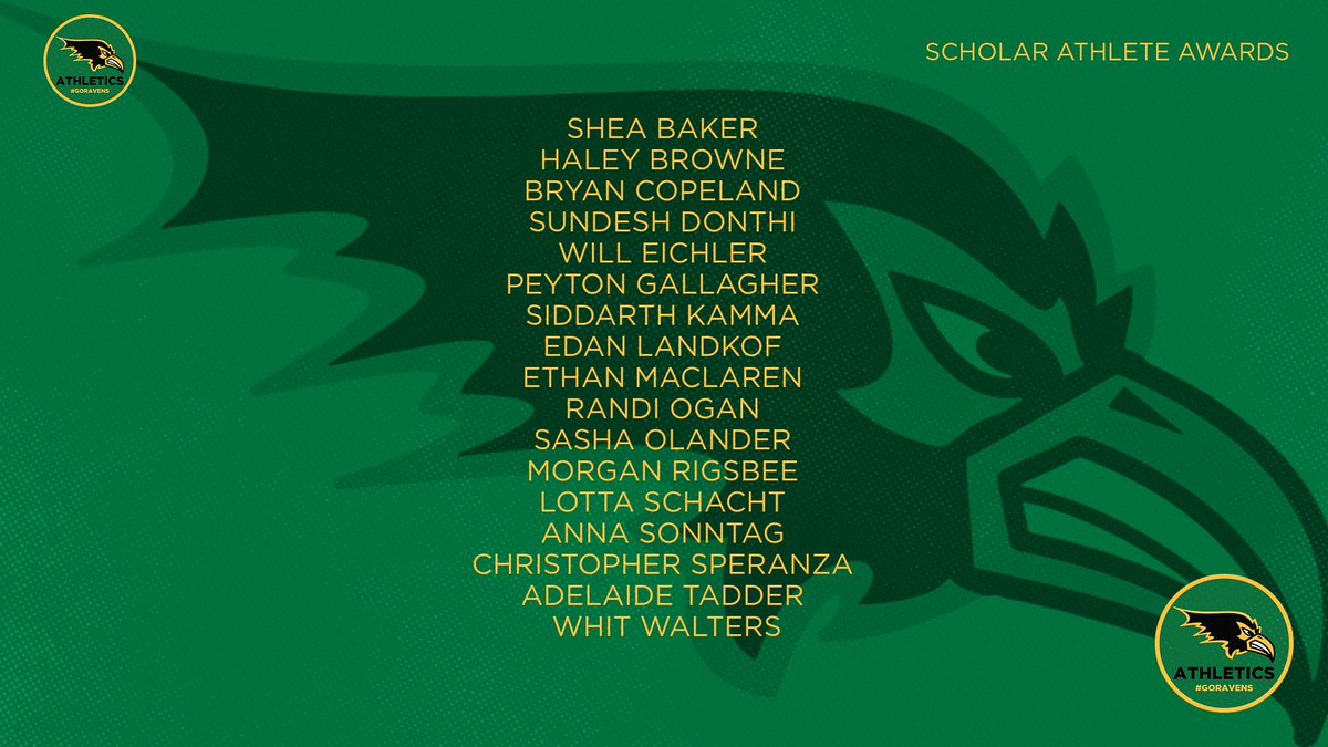 Congratulations to our Senior Scholar Athletes. 
<a href="/RavensAthletics/">RavenscroftAthletics</a>
<a href="/RavenscroftNC/">Ravenscroft School</a>