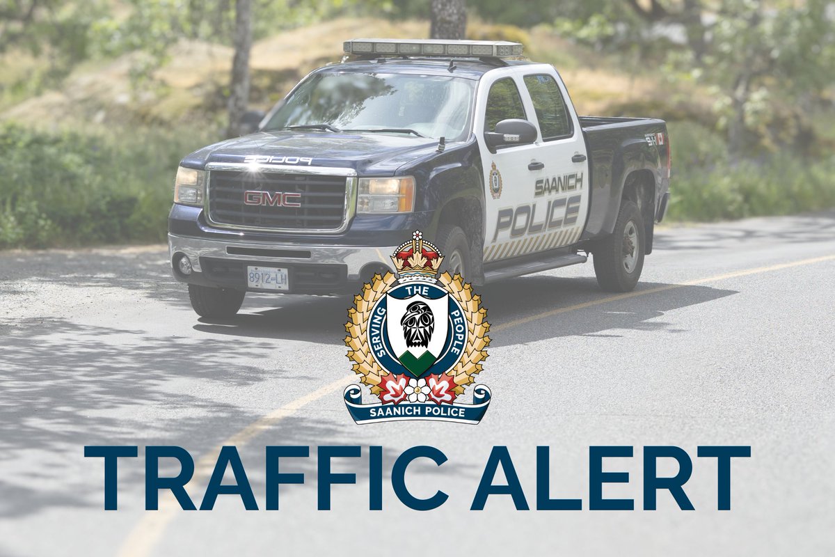 Traffic Alert | Sunday, May 25
Traffic disruptions can be expected across Saanich on Sunday, May 25, from 6:00 a.m. to 3:30 p.m. due to the Victoria Ironman 70.3 triathlon.

The cycling portion of the race will take place throughout Saanich and the Peninsula. SPD Officers will be