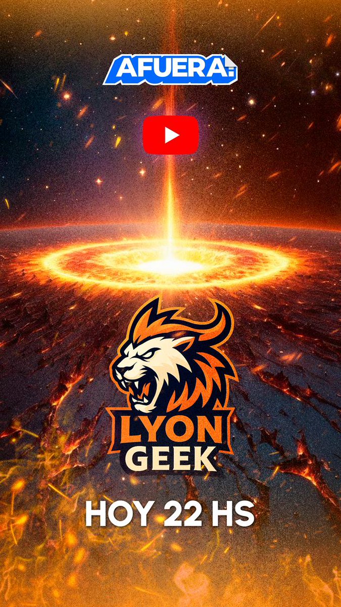 🇦🇷Hoy viernes 23 de mayo, hora 22.
🇦🇷LYON GEEK
🚨Nuevo programa 🚨
Por <a href="/afuerastream/">AFUERA!</a>

⚔️⚔️EL NORTE SERÁ LIBERAL ⚔️⚔️