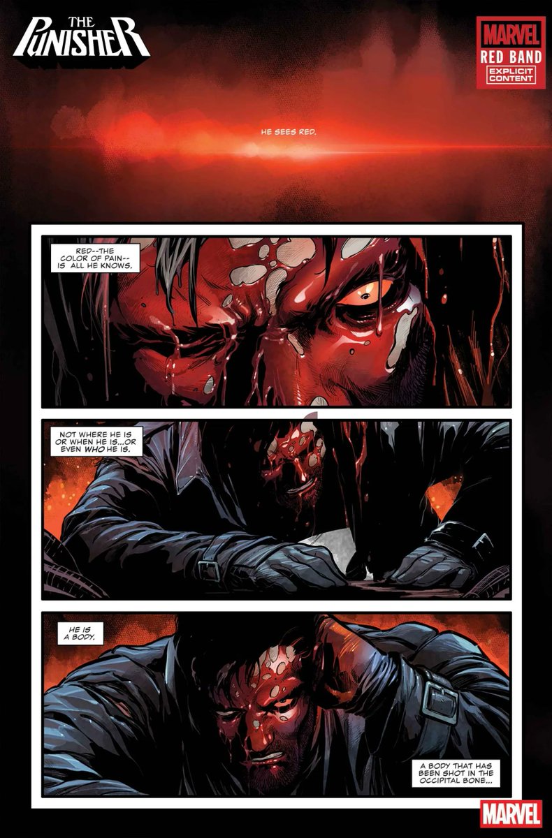 PunisherHQ's tweet photo. Couldn't be more excited to see that the Punisher will have a new comic book series in September 10th by @Benjamin_Percy and @JuliusOhta ! Cover art by Marco Checchetto.

Behold the Punisher: Red Band #1 (of 5)

1/3 https://t.co/iXqyvBeZIG