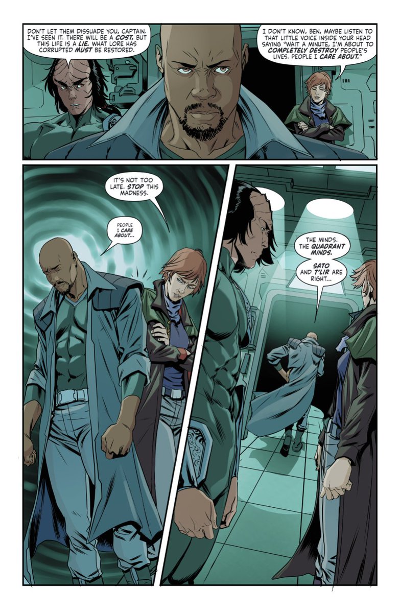 IDWPublishing's tweet image. "It’s hard to believe that things can get much worse for our favorite cosmic explorers…but leave it to this creative team to push our heroes to new limits." -Matt Sernaker, @ComicsOnline

Star Trek: Defiant #27 is at your LCS!

#LoreWar #StarTrekComics #Crossover