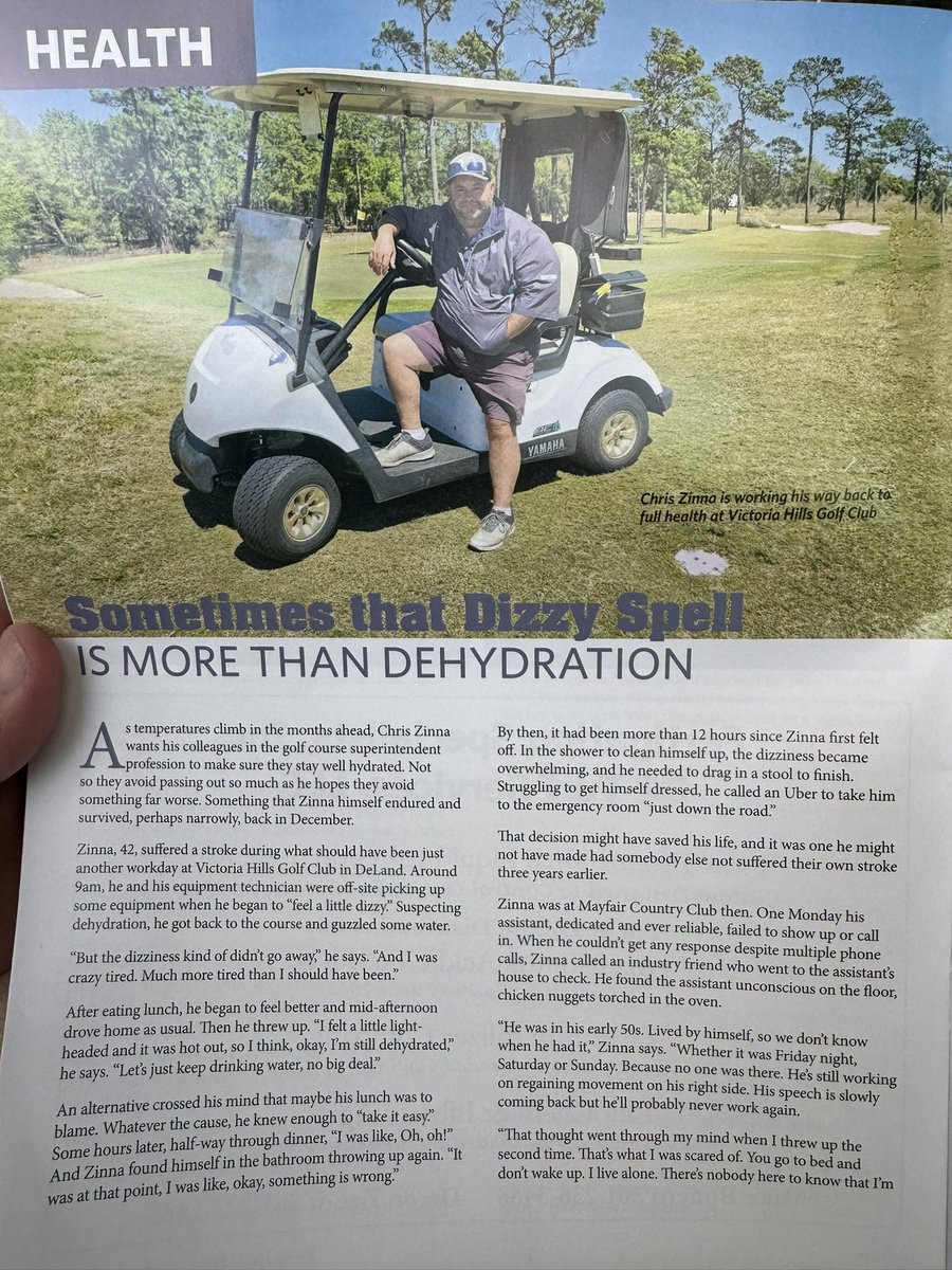 Christopher M. Allen (@chrisallenturf) on Twitter photo Really great article from Trent and <a href="/FGCSA/">Florida GCSA</a> , thank you for sharing your story Chris <a href="/MuniLifeSupt72/">MuniLifeSupt72</a> In this industry, it’s easy to put personal health off to the side. Glad to see you are getting back on track! We all enjoy your camaraderie and watching you sink putts! Really great article from Trent and <a href="/FGCSA/">Florida GCSA</a> , thank you for sharing your story Chris <a href="/MuniLifeSupt72/">MuniLifeSupt72</a> In this industry, it’s easy to put personal health off to the side. Glad to see you are getting back on track! We all enjoy your camaraderie and watching you sink putts!