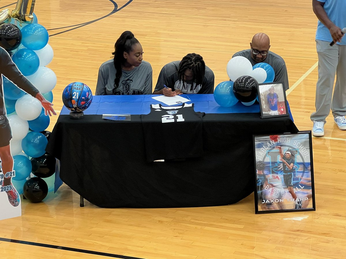 Harlan Hoops π (@harlanhoops) on Twitter photo Congratulations to 3 more of our guys who are headed to play college basketball! We are so proud of you guys! Thanks for all the memories on our STATE RUN this year!!
<a href="/elijahmmoore0/">Elijah Moore</a> <a href="/JaxonTharp/">Jaxon Tharp</a> <a href="/ZakeeThompson/">Zakee Thompson</a> #biggerthanbasketball <a href="/NISDHarlan/">Harlan High School</a> Congratulations to 3 more of our guys who are headed to play college basketball! We are so proud of you guys! Thanks for all the memories on our STATE RUN this year!!
<a href="/elijahmmoore0/">Elijah Moore</a> <a href="/JaxonTharp/">Jaxon Tharp</a> <a href="/ZakeeThompson/">Zakee Thompson</a> #biggerthanbasketball <a href="/NISDHarlan/">Harlan High School</a>