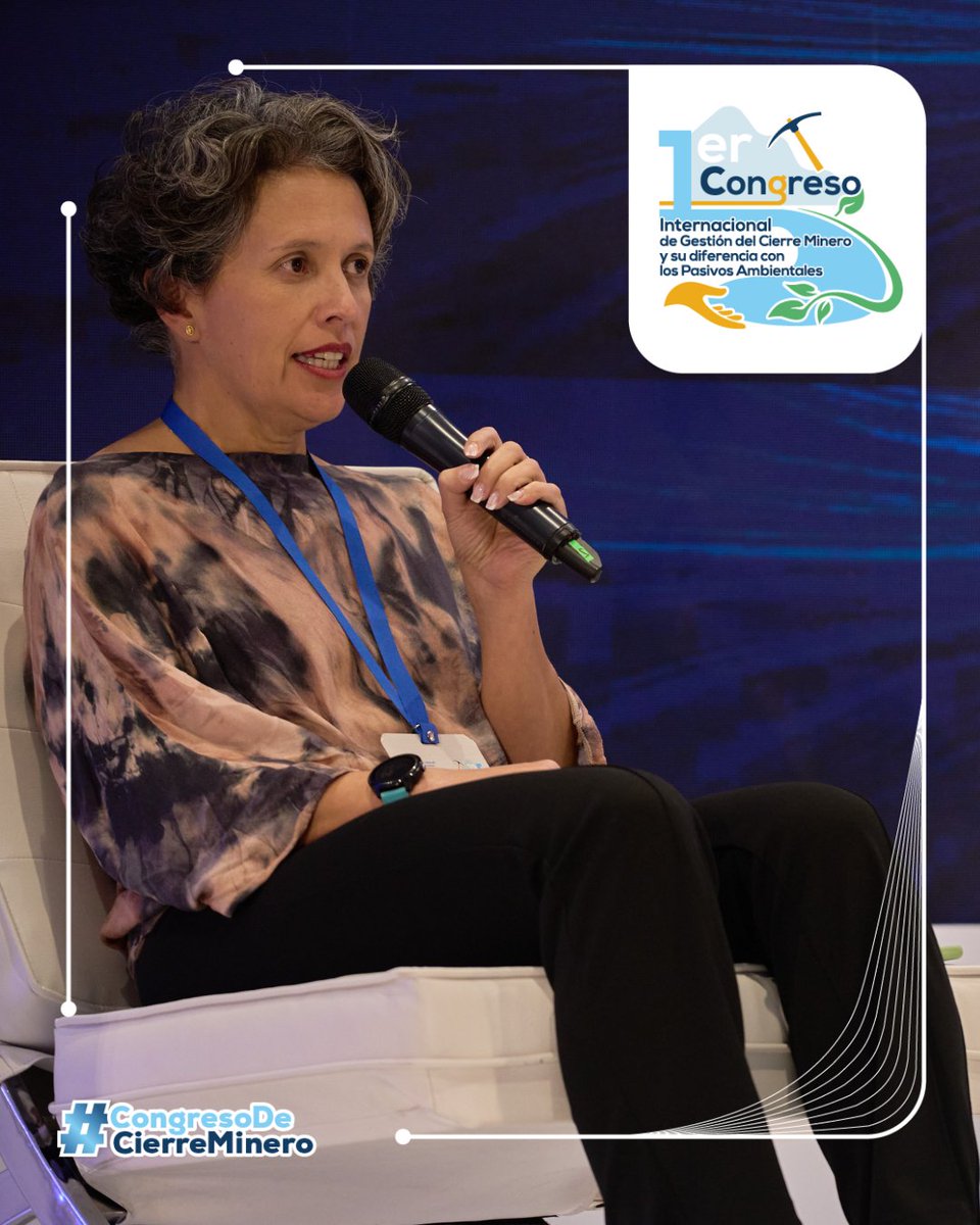 🔹 Olga López Martínez, especialista en planeamiento minero, enfatizó la importancia de integrar medidas preventivas en la gestión minera. "En Colombia estamos en un momento clave en el que no debemos detenernos. Aquí hemos visto ejemplos de minería a gran escala, así como de