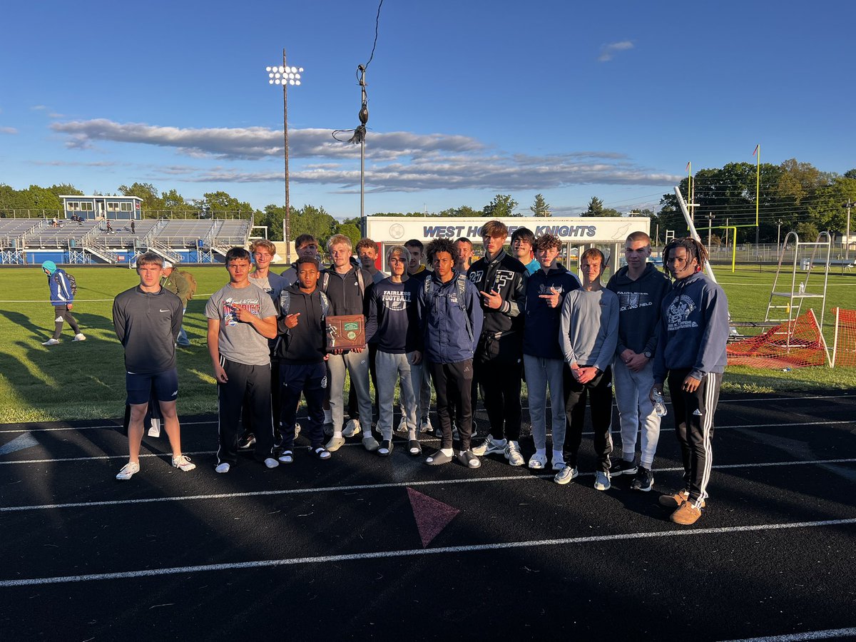 Congrats to our Boys Track &amp; Field Team - District Champs! #SOAR #GoFalconsGo