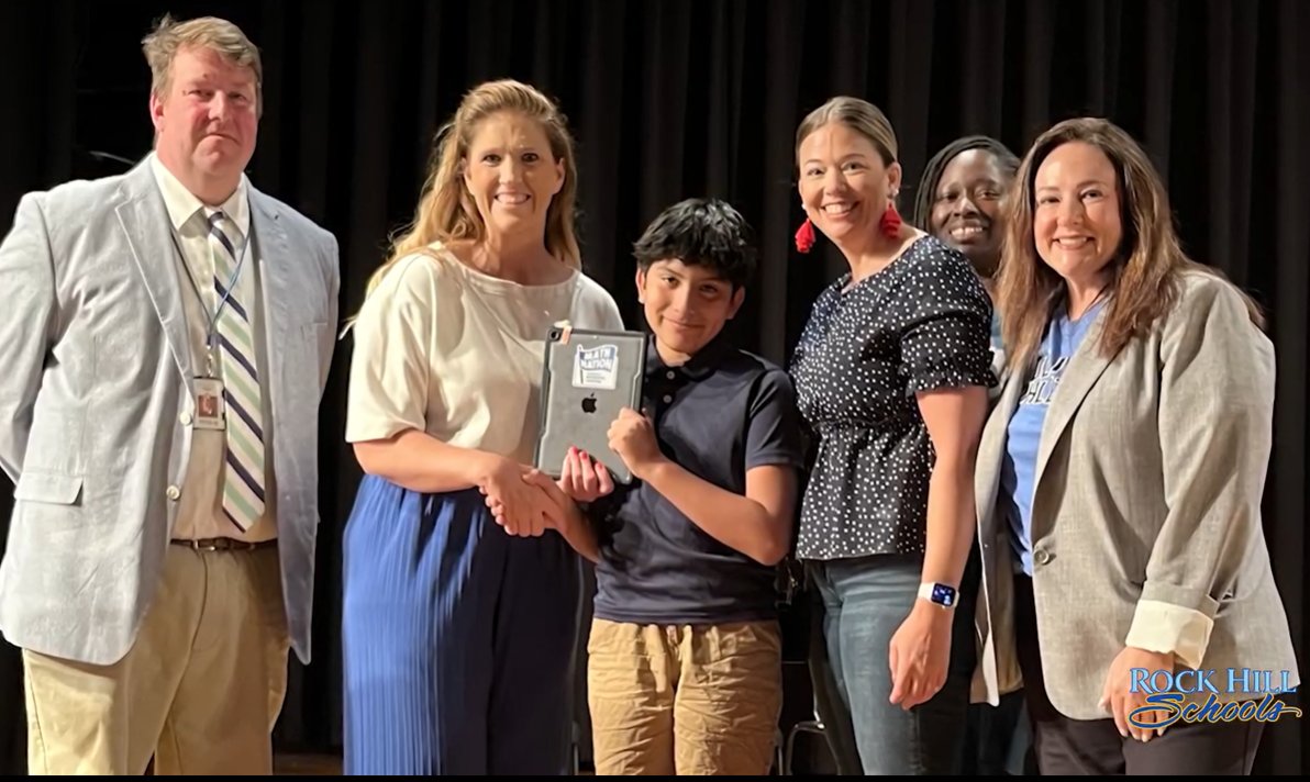 Sullivan Middle (@smfalcons) on Twitter photo Yerik Lopez, a 6th grader in Ms. Chauvezโs class, won the ONLY Grand Prize iPad awarded in the entire state in the Math Nation+ Test Yourself Challenge at the 6th grade awards ceremony today. Congrats, Yerik!
#StateChampion #MathNation <a href="/smfalcons/">Sullivan Middle</a> Yerik Lopez, a 6th grader in Ms. Chauvezโs class, won the ONLY Grand Prize iPad awarded in the entire state in the Math Nation+ Test Yourself Challenge at the 6th grade awards ceremony today. Congrats, Yerik!
#StateChampion #MathNation <a href="/smfalcons/">Sullivan Middle</a>