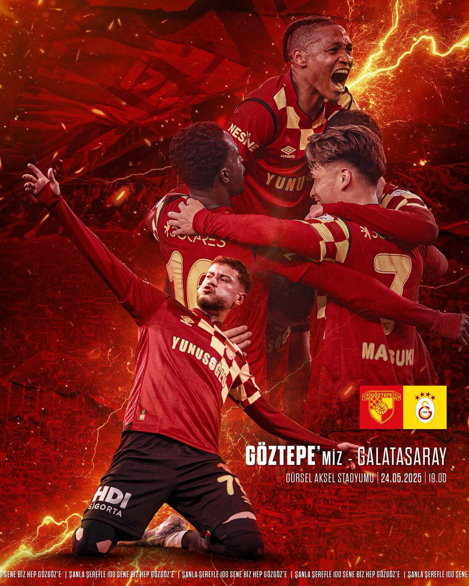 Goztepe's tweet photo. Bugün 24 Mayıs 2025 #GöztepeninMaçıVar #GözGöze100Sene https://t.co/giGjn1oYzl