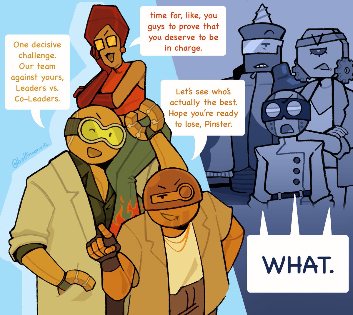 boltmoonvic's tweet image. Seconds-in-command, unite ! ⭐️

#bfdi #bfdia #tpot