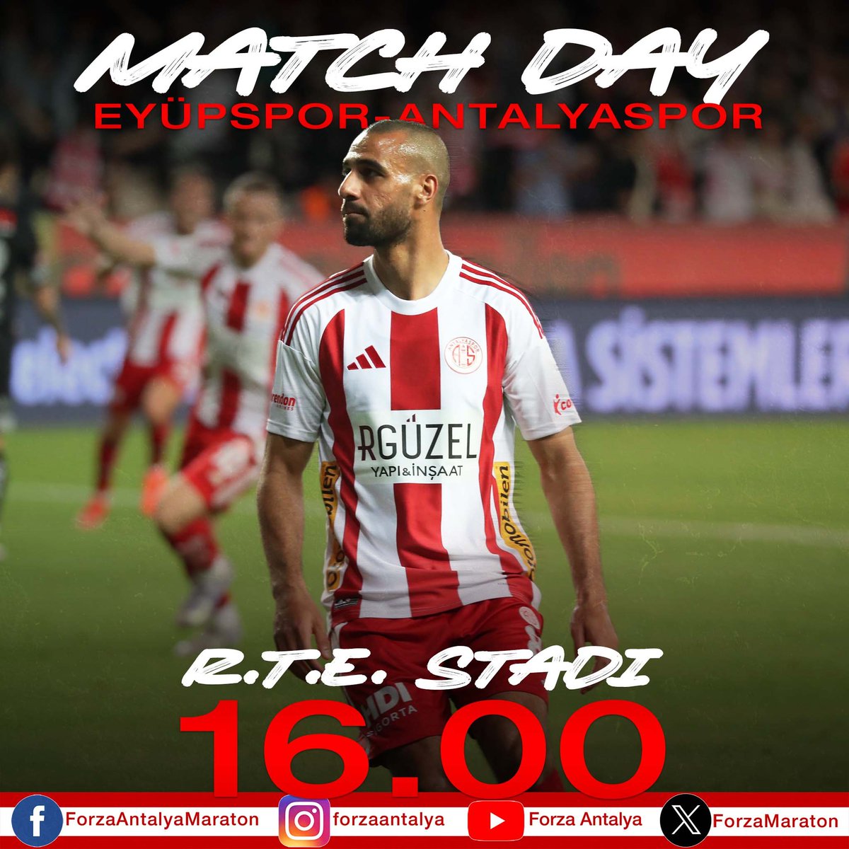 📢 Akrep Gol! Gol! Gol!

🇵🇪 #Antalyaspor
🦂 #AkreplerinMaçıVar
🔥 #ForzaAntalya