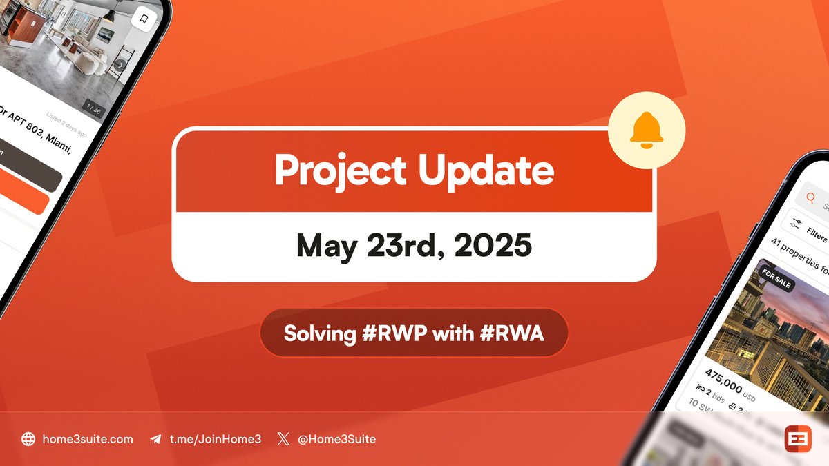 A quick breakdown of what’s happening across platform development, business outreach, and token strategy.

HOME3 Web Platform Progress
The HOME3 web platform is now online on our official site and undergoing final testing this weekend.

We’re preparing for a public release of