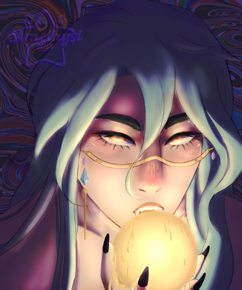 _amethyst_star's tweet image. Immortality🐍🌖
inspired by one of the prompts for #BaizhuWeek that took place last month
#Baizhu #Genshin #Genshinfanart
