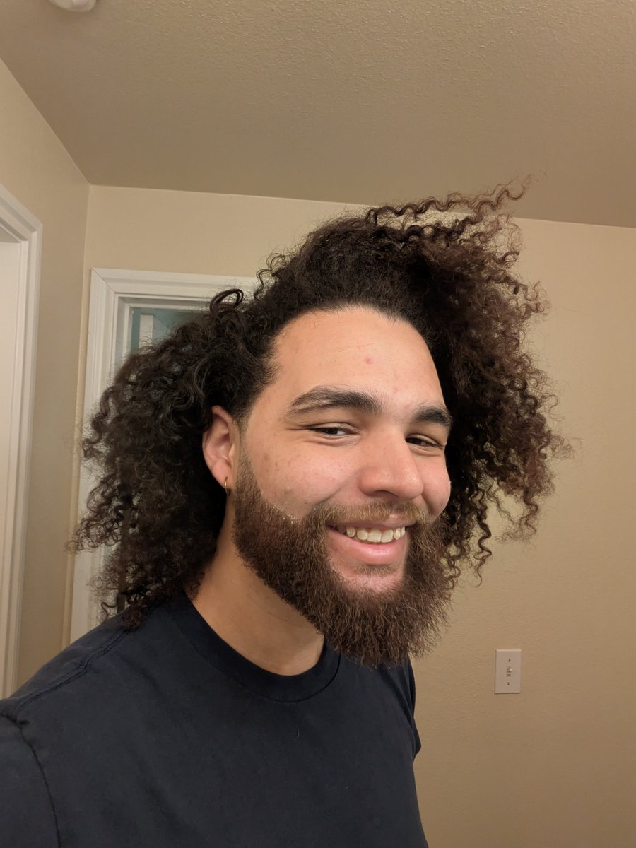 Got the earring I wanted and a beard trim