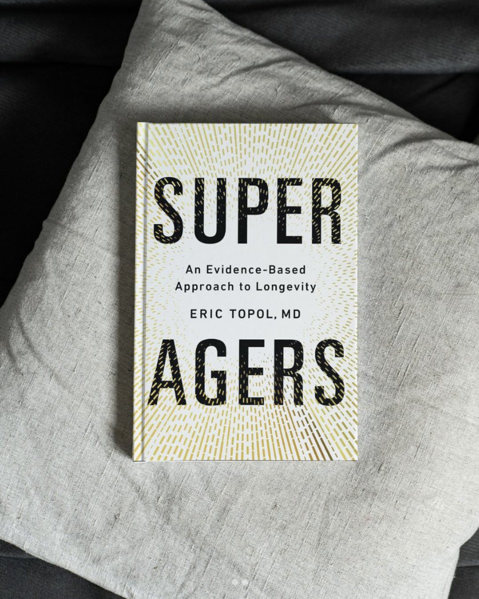TargetMktng's tweet image. Big congrats to #TMDAuthor Dr. Eric Topol on the release of Super Agers! An eye-opening look at the science of longer, healthier lives—backed by cutting-edge research and real breakthroughs. 
Proud to celebrate @EricTopol and his impact on the future of health.
#SuperAgers
