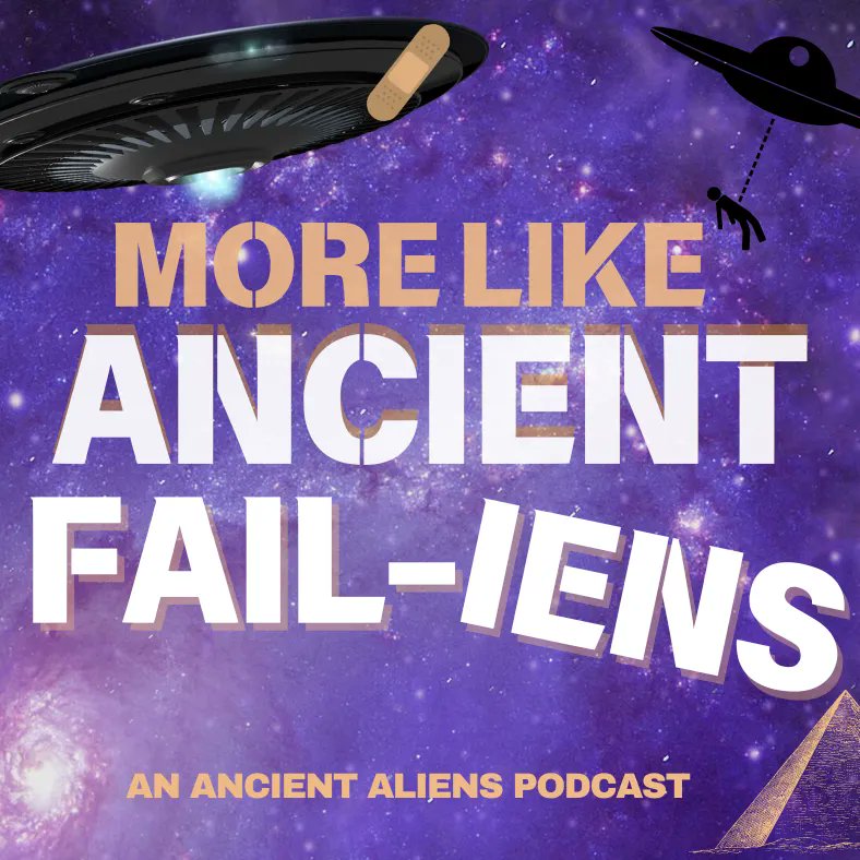 The first episode of my new podcast with Brandon R. Reynolds, More Like Ancient Fail-iens, is out! Every Friday, we examine an episode of #ancientaliens and look at the real history and try to wrap our head around ancient astronaut theory. Available on every podcast app!