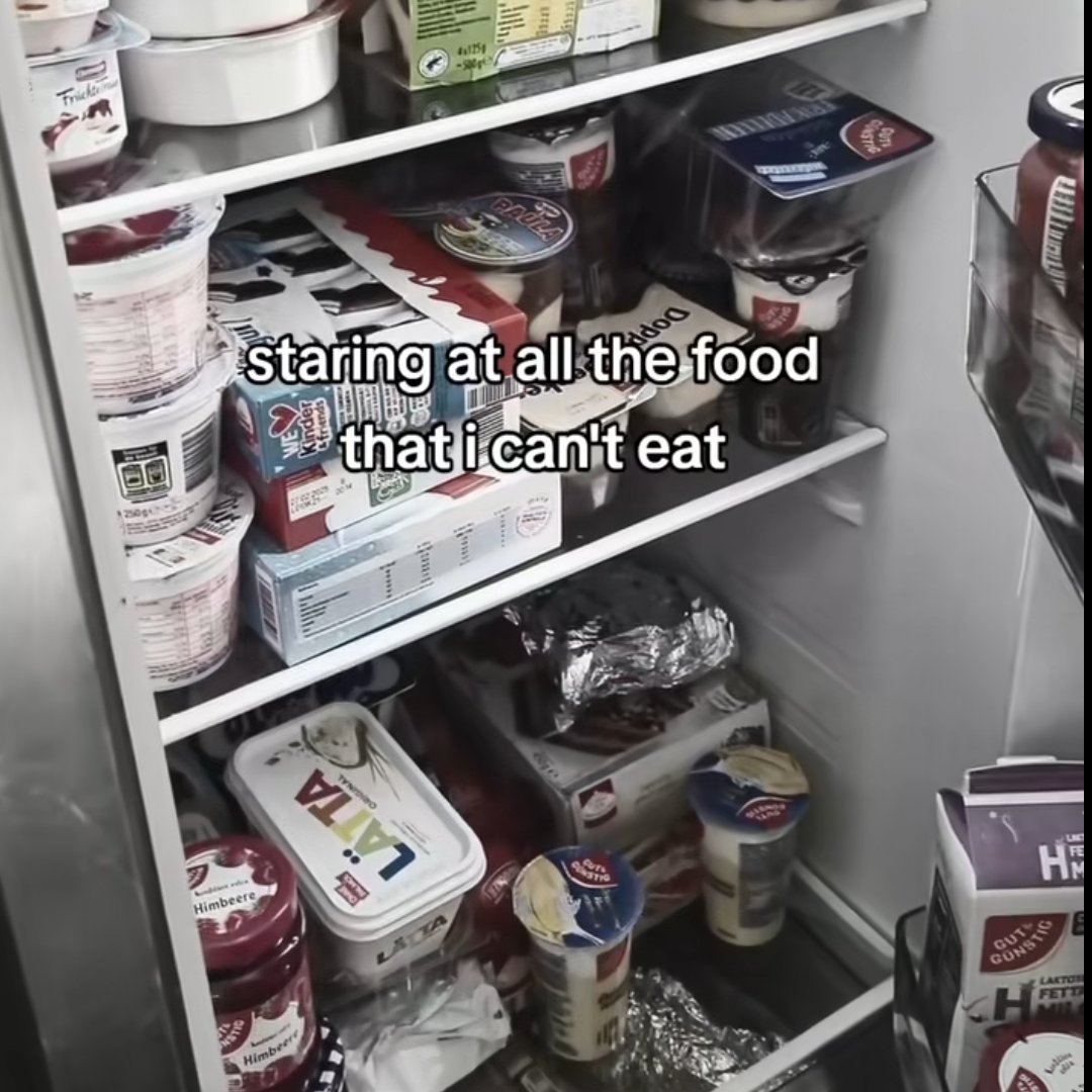 I go to the supermarcket n stare at all the food like crazy