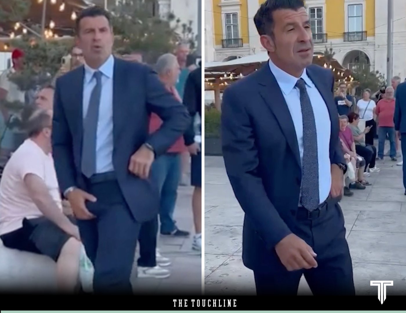 The Touchline | Football Coverage on X: "Luis Figo exchanged ...