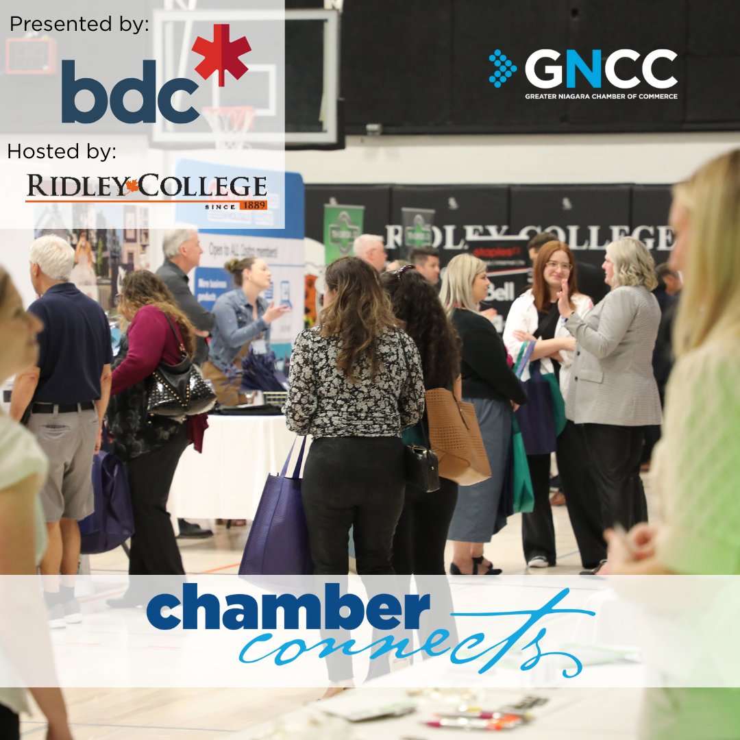 📣 It’s almost here!Chamber Connects 2025 is happening next week — May 28 at Ridley College!

Join 40+ vendors, make real connections, and enjoy Niagara’s best FREE networking event.📲 Register now for updates: bit.ly/3YJqDh0

#ChamberConnects #GNCC #NiagaraNetworking