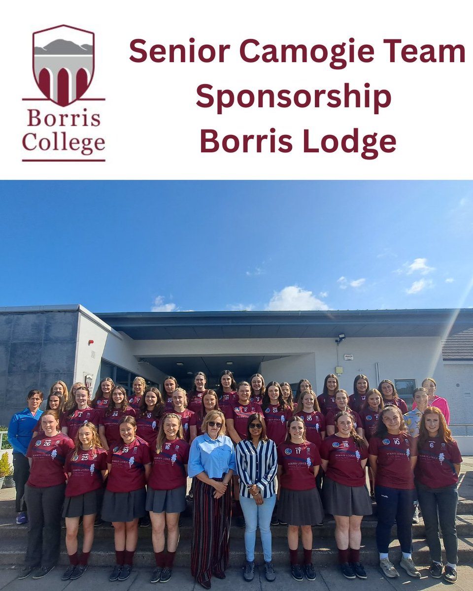 Thank you to local businesses, Borris Lodge and Centra Borris.

Centra Borris sponsored our new Junior Camogie Team jerseys, while Borris Lodge sponsored our new Senior Camogie Team jerseys. We really appreciate the support of our local businesses.
#community <a href="/KCETB_Schools/">KCETB Schools</a>