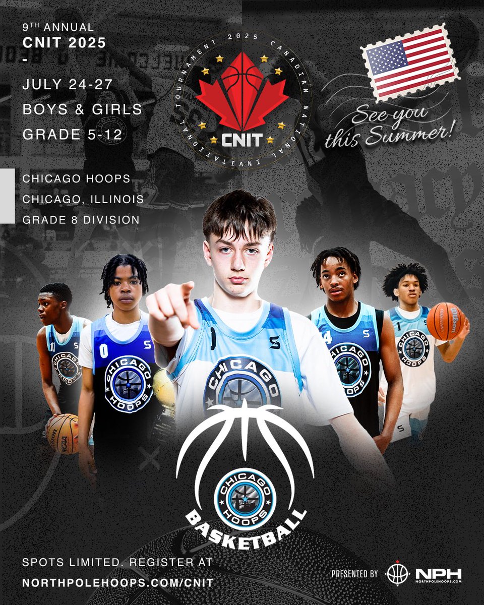CNIT (@canadiannit) on Twitter photo Cam’Ron (<a href="/iiwiitalk/">It Is What It Is</a>) asked, and <a href="/NorthPoleHoops/">NPH</a> delivered 🔥 <a href="/ChicagoHoopsAAU/">Chicago Hoops AAU</a> , Welcome to the 9th annual CNIT
July 24-27, grade 5-12, boys & girls
Register your team at NorthPoleHoops.com/CNIT Cam’Ron (<a href="/iiwiitalk/">It Is What It Is</a>) asked, and <a href="/NorthPoleHoops/">NPH</a> delivered 🔥 <a href="/ChicagoHoopsAAU/">Chicago Hoops AAU</a> , Welcome to the 9th annual CNIT
July 24-27, grade 5-12, boys & girls
Register your team at NorthPoleHoops.com/CNIT