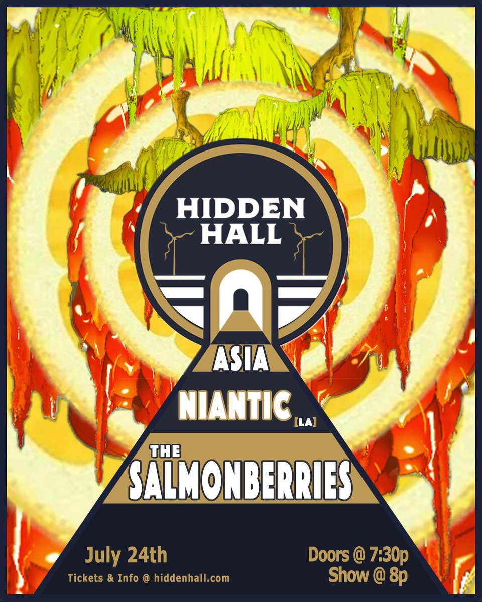 JUST ANNOUNCED 🌲
The Salmonberries with Niantic &amp; Asia! Listening to The Salmonberries is like stumbling onto a campfire jam session with your best friends—rootsy, raw, and full of heart. 

📍 Hidden Hall | 400 N 35th St
🗓 Thursday, July 24
🎟️ tixr.com/pr/sm/144183