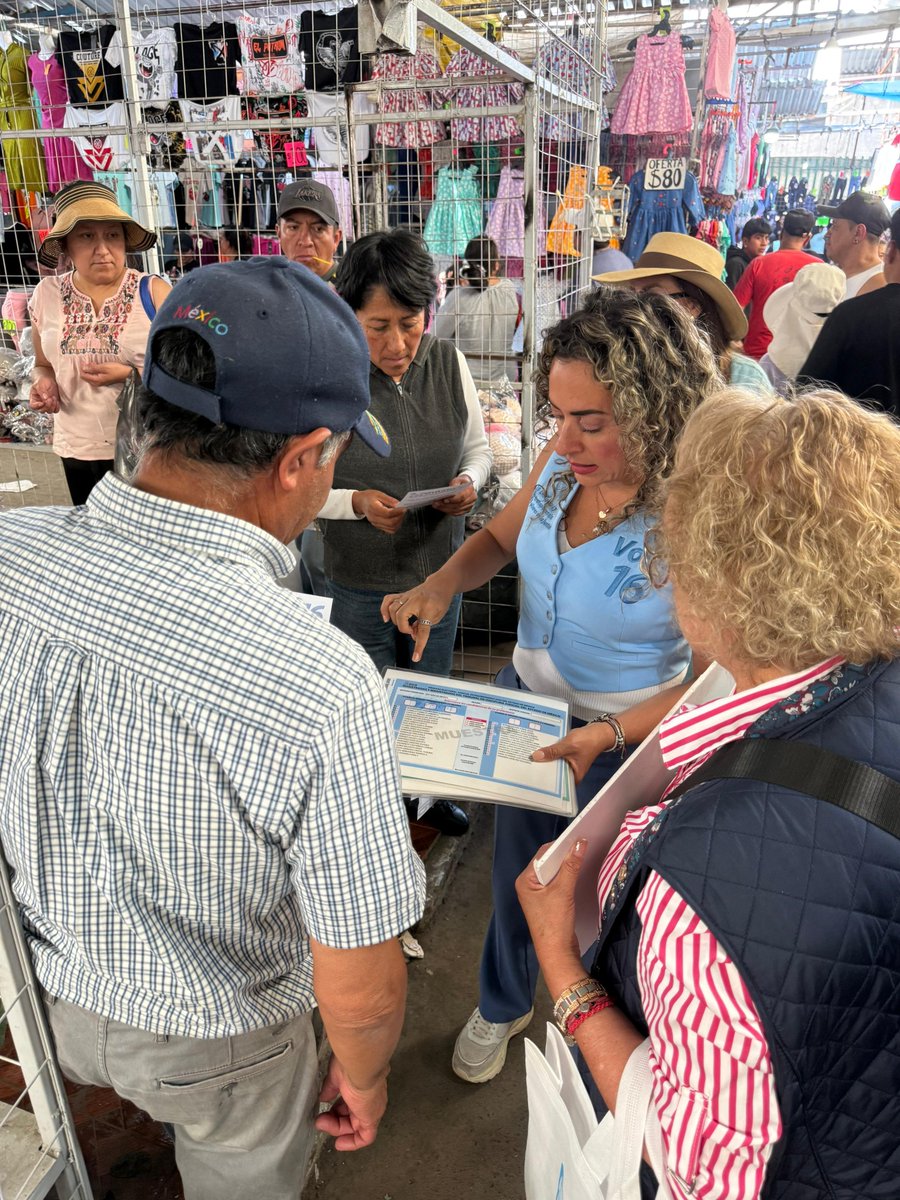 zulemamtzs's tweet photo. Hoy no vine a prometer al Tianguis de Palmillas.
⚖️ Vine a escuchar, a mirar de frente y a explicar con claridad cómo defender tu voto. 🗳️

🩵 Gracias por abrirme la puerta de su casa y alentarme para ser su voz.

📝 En la #BoletaAzulCielo #Vota16 por #ZulemaMartínezSánchez https://t.co/kcA2d3JHXi