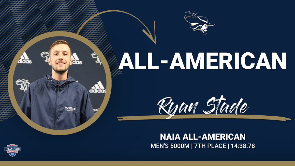 Montreat Cavaliers (@montreatcavs) on Twitter photo ๐ NAIA ALL-AMERICAN ๐
Ryan Stade snags <a href="/MontreatXCTF/">Montreat XC/TF</a>'s final NAIA All-American honor from this year's outdoor national championships! Congrats on your terrific 5000M effort, Ryan! #CavClan #NAIATrack #TheRightWaytoPlay ๐ NAIA ALL-AMERICAN ๐
Ryan Stade snags <a href="/MontreatXCTF/">Montreat XC/TF</a>'s final NAIA All-American honor from this year's outdoor national championships! Congrats on your terrific 5000M effort, Ryan! #CavClan #NAIATrack #TheRightWaytoPlay