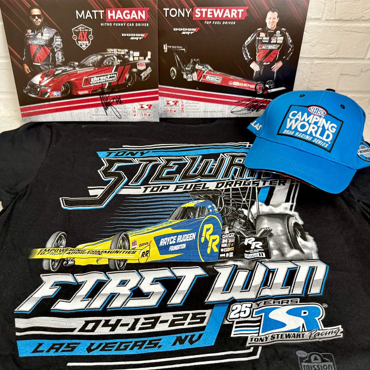 Tony Stewart Racing Nitro (@tsrnitro) on Twitter photo 🚨 Giveaway 🚨
Follow <a href="/TSRnitro/">Tony Stewart Racing Nitro</a> & retweet this post for your chance to win this prize pack including signed hero cards, the Dallas 2023 Top Fuel winner hat and <a href="/TonyStewart/">Tony Stewart</a>’s first Top Fuel win shirt (size large)!
Winner selected Saturday, May 24 at 5pm ET. Open to US 🚨 Giveaway 🚨
Follow <a href="/TSRnitro/">Tony Stewart Racing Nitro</a> & retweet this post for your chance to win this prize pack including signed hero cards, the Dallas 2023 Top Fuel winner hat and <a href="/TonyStewart/">Tony Stewart</a>’s first Top Fuel win shirt (size large)!
Winner selected Saturday, May 24 at 5pm ET. Open to US