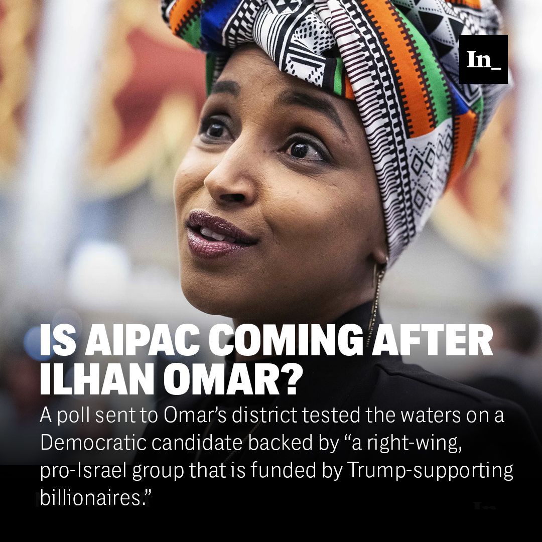 The survey described Omar as “one of the most anti-Israel members of Congress,” interc.pt/3SifmAw