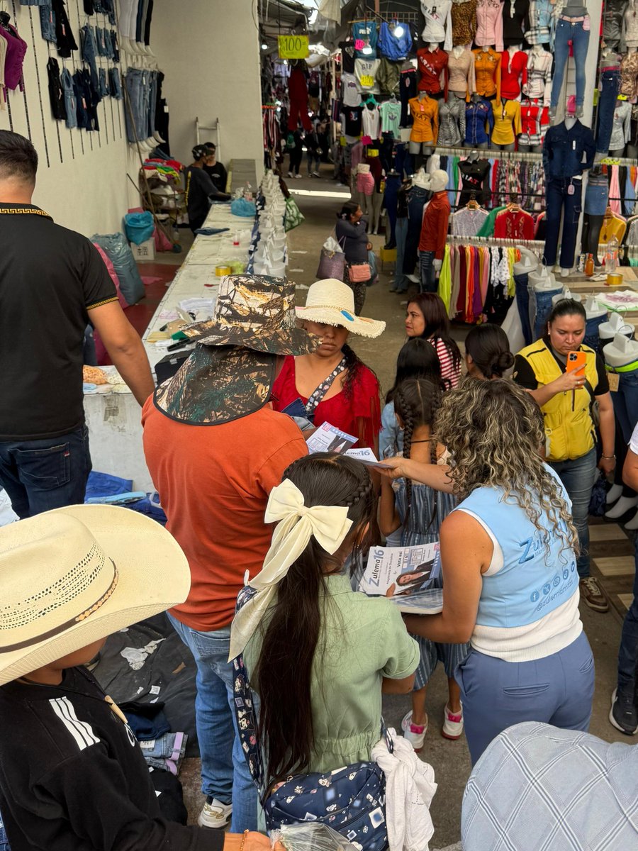 zulemamtzs's tweet photo. Hoy no vine a prometer al Tianguis de Palmillas.
⚖️ Vine a escuchar, a mirar de frente y a explicar con claridad cómo defender tu voto. 🗳️

🩵 Gracias por abrirme la puerta de su casa y alentarme para ser su voz.

📝 En la #BoletaAzulCielo #Vota16 por #ZulemaMartínezSánchez https://t.co/kcA2d3JHXi