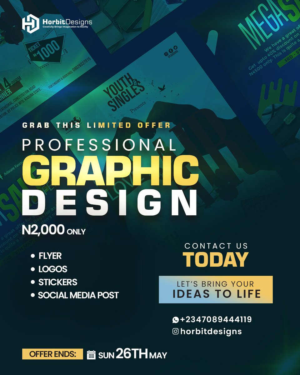 Flamzy_blaze's tweet photo. Need a flyer or logo for your business?
I’ll design it — clean and pro — for ₦2K only.
Promo ends Sunday.
Click my DM now.
#2kpromo #designnigeria https://t.co/Xb89BsMjS3