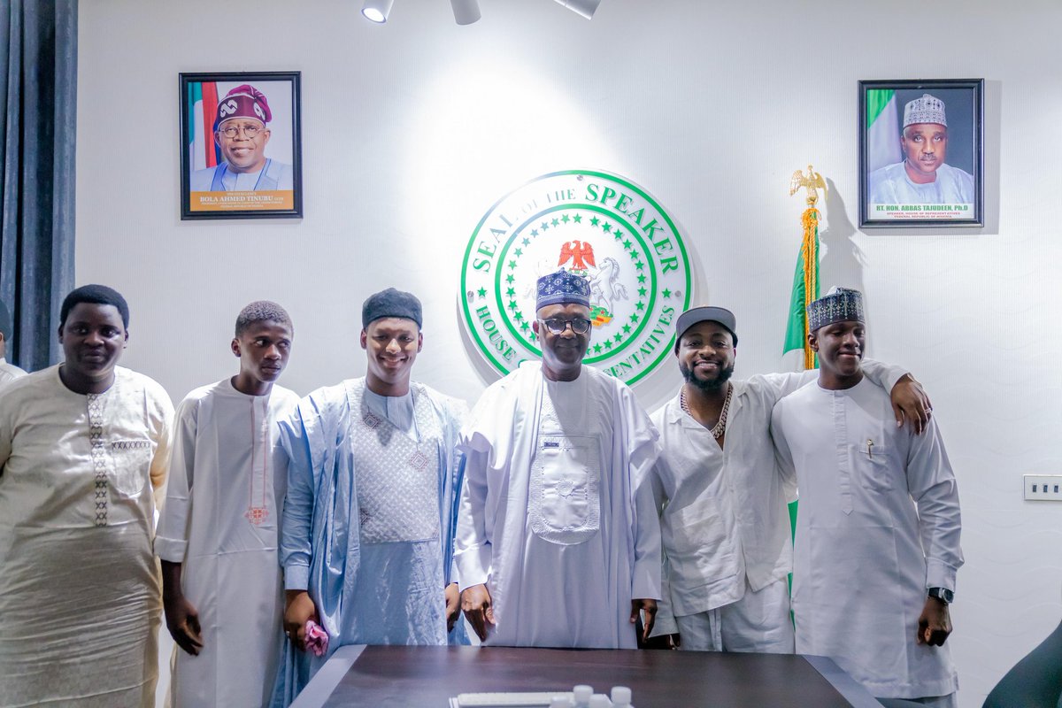 It was a pleasure to welcome award-winning artist <a href="/davido/">Davido</a> in a warm and engaging setting today. We had a rich conversation about the unifying power of music and its potential to inspire and uplift our nation.

Davido shared insights into his latest project, describing it as “a