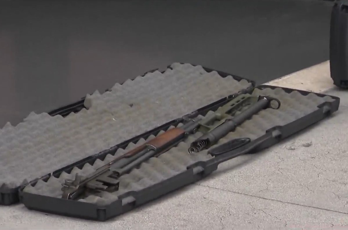 libsoftiktok's tweet photo. NEW: Man wearing a "Love Beyond Gender" shirt was arrested in LA after he was spotted opening up several briefcases that contained multiple firearms.

When police arrived, he resisted arrest and was then thrown to the ground.

It’s always the same people… https://t.co/jigwCrti1t