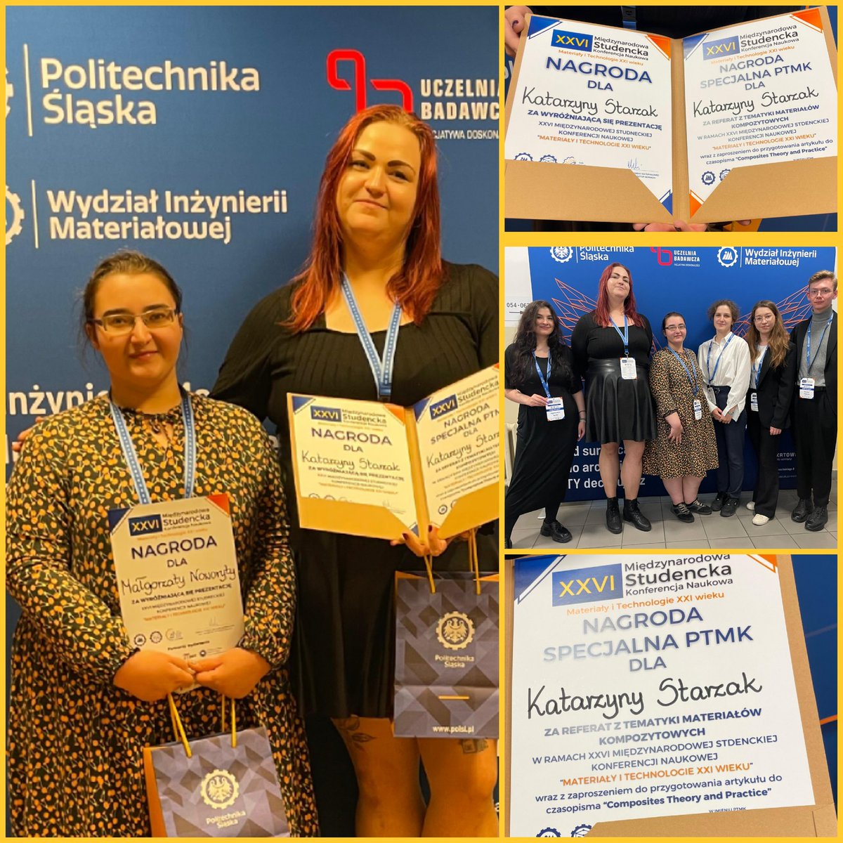 Joanna Ortyl (@joannaortyl) on Twitter photo This week, some of us from #OrtylPhotoLab also attended a conference on Materials Engineering at #politechnikaslaska 🚀 @gosianoworyta <a href="/KatarzynaStarz5/">Katarzyna Starzak</a> <a href="/BarczykOla2/">AleksandraBarczyk</a> <a href="/KacperP_3/">Kacper Piskorz</a> <a href="/deramaria180/">Maria Dera</a> <a href="/AgnieszkaSyslo/">Agnieszka Sysło</a> This week, some of us from #OrtylPhotoLab also attended a conference on Materials Engineering at #politechnikaslaska 🚀 @gosianoworyta <a href="/KatarzynaStarz5/">Katarzyna Starzak</a> <a href="/BarczykOla2/">AleksandraBarczyk</a> <a href="/KacperP_3/">Kacper Piskorz</a> <a href="/deramaria180/">Maria Dera</a> <a href="/AgnieszkaSyslo/">Agnieszka Sysło</a>