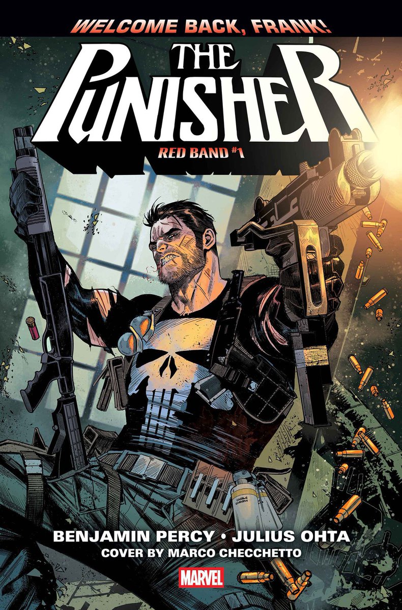 Frank is back, and I’ll do the covers for the series! Love Punisher! #ThePunisher  #Marvel #MarcoChecchetto #Covers