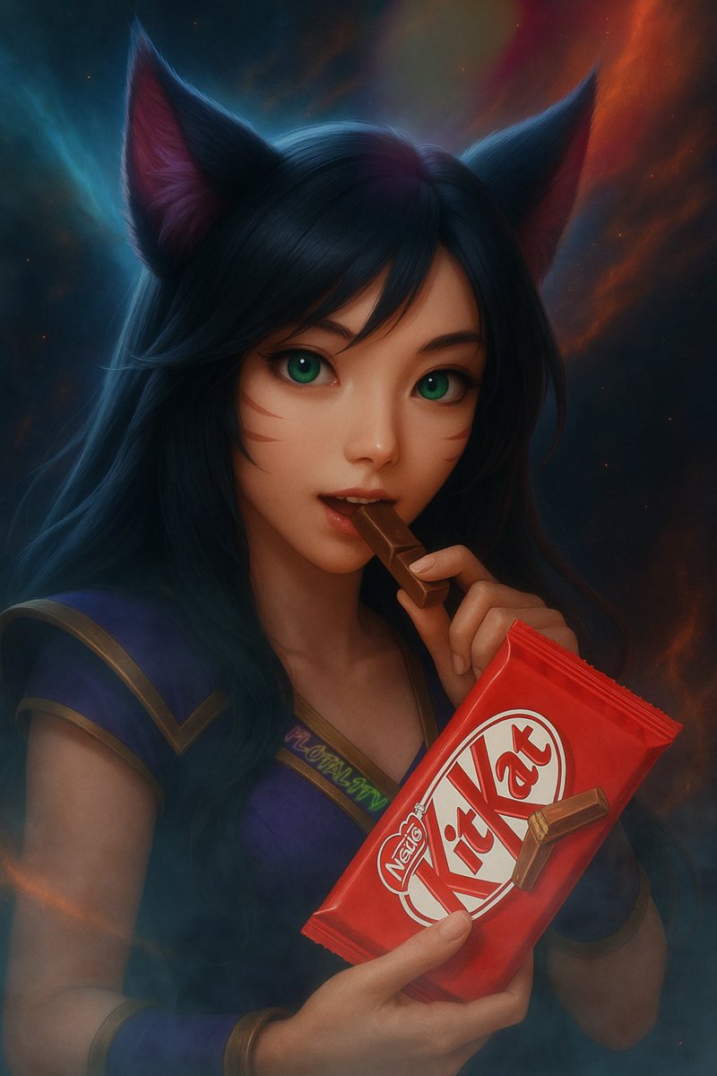 Flotal1ty's tweet photo. Even Ahri needs a break. ๐ซโจ
When the magic fades, it's time for a KitKat.
@KITKATGaming @LeagueOfLegends
#LeagueOfLegends #Ahri #KitKatBreak #CosmicSnacks #GamerFuel #LEC https://t.co/aB2CYKirRv