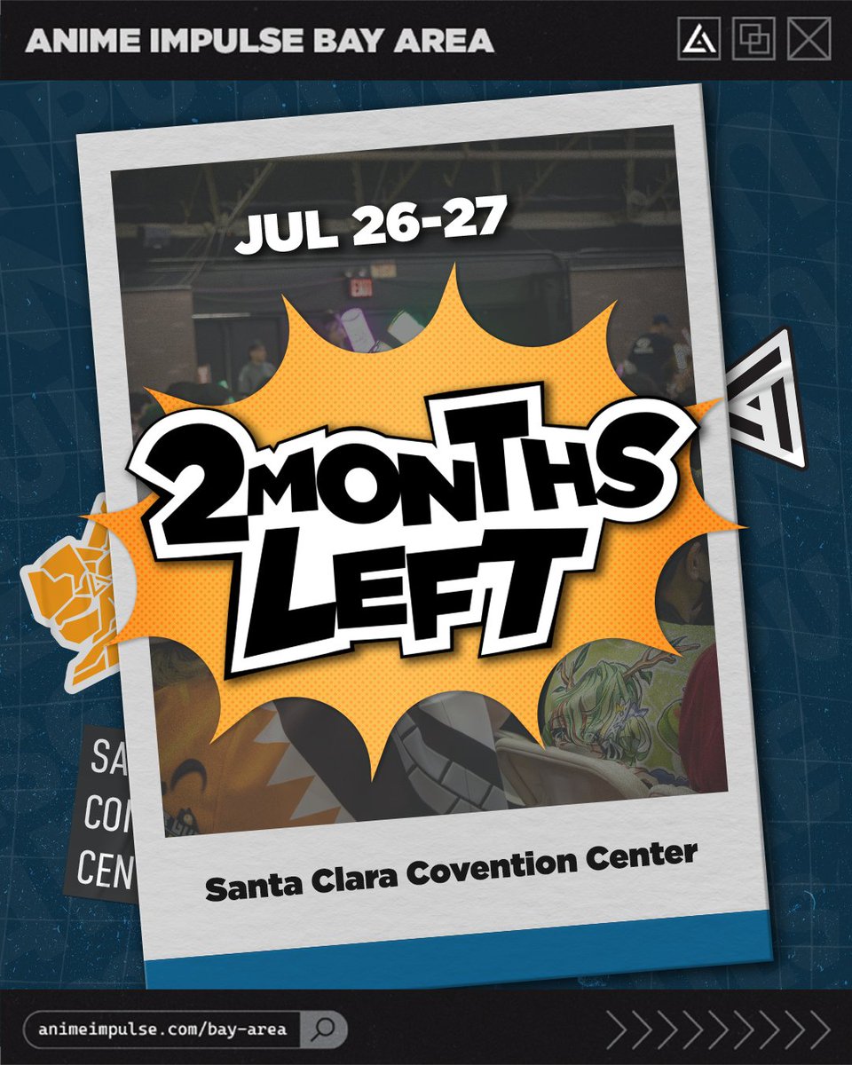 🏃 TWO MONTHS AWAY!!! 🏃

Coming back with a bang! 🫨💥 Ready up for a weekend with special guests, artists, cosplayers, and… more yet to be uncovered! 🧐❗

Wanna join in on the fun? Grab your tickets for #ANIMEImpulseBA2025 now! ⬇️

🎟️: animeimpulse.com/tickets